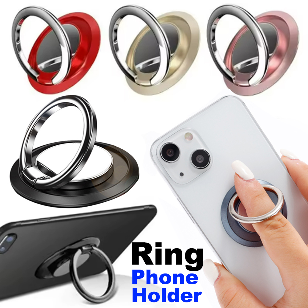 Mobile Pedestal Cabinet - 360° Draaibare Vingerring Telefoonhouder Stand Grip