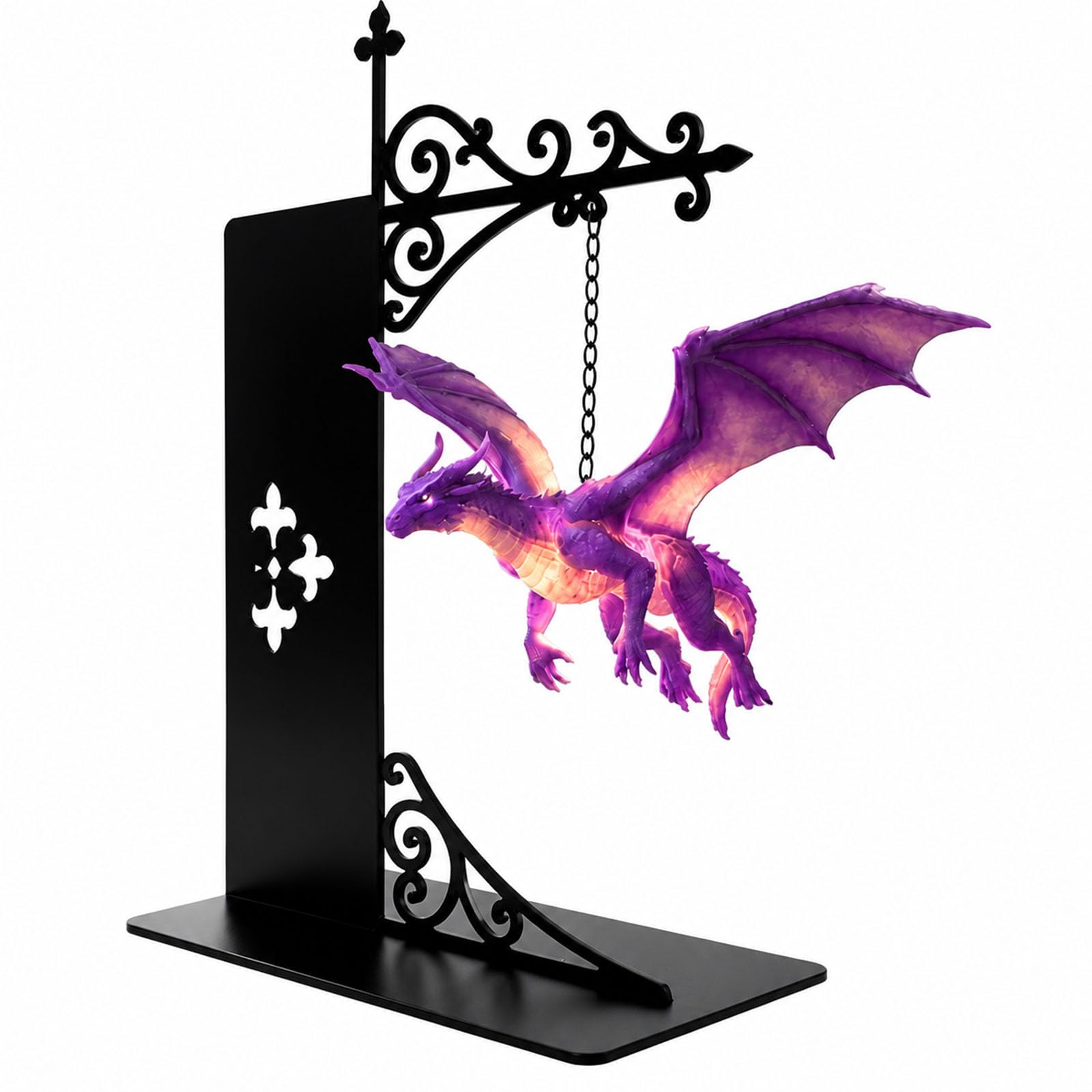 Bookshelf - Zwevende Draken Boekenplanklamp Met Warme Gloed