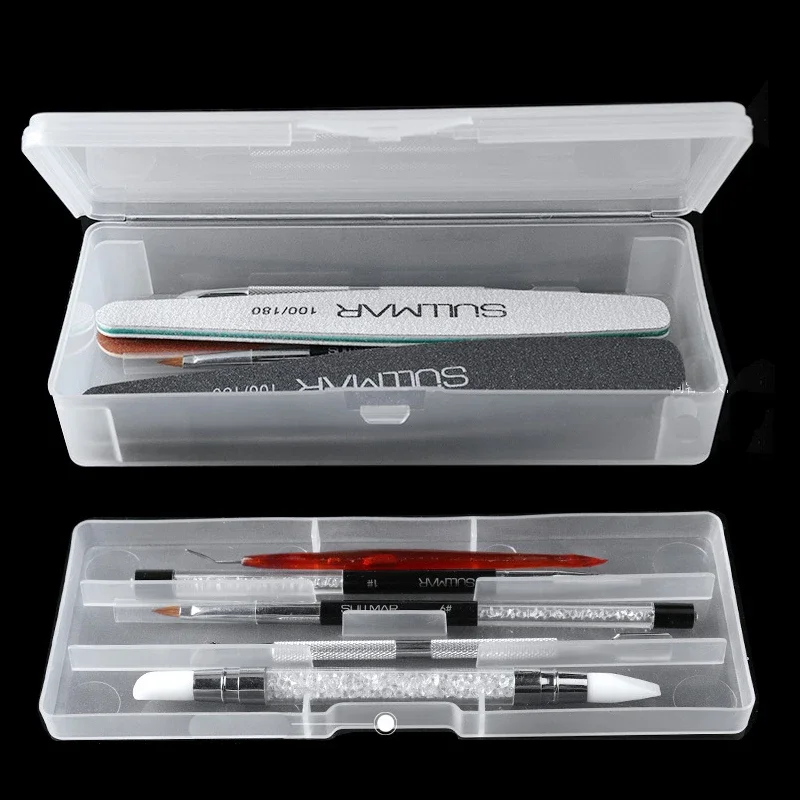 File Cabinet - 1Pc Rechthoek Dubbellaags Nail Art Tool