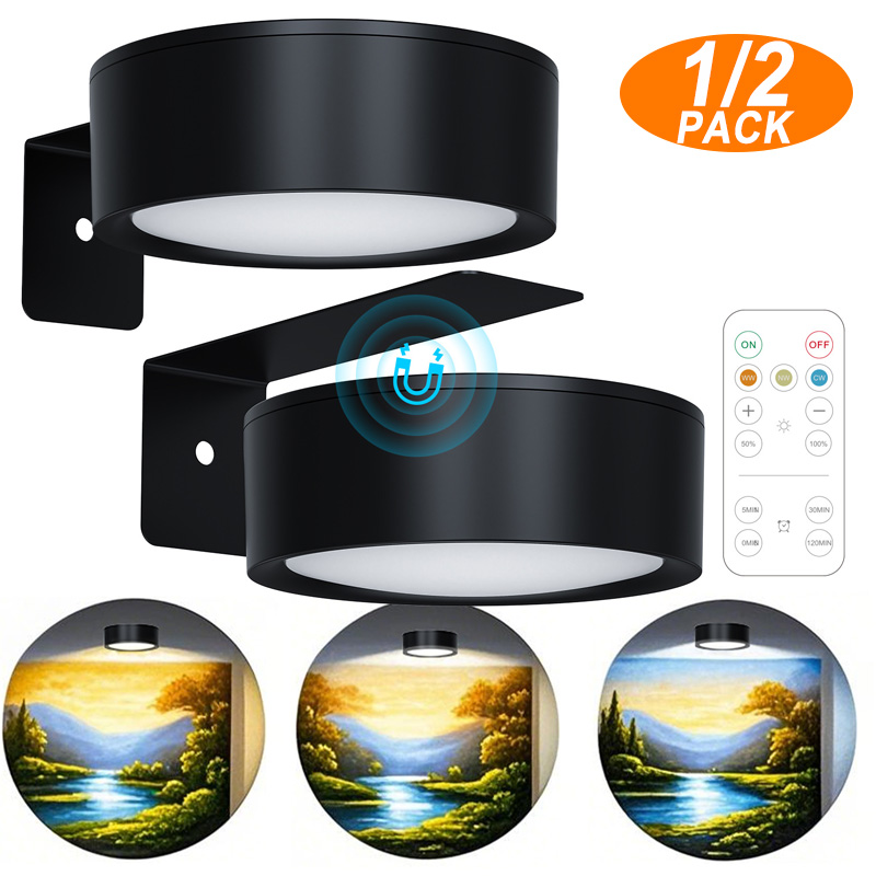 Desk Lamp - 1pc Bureaulamp LED Magnetisch Puck Licht