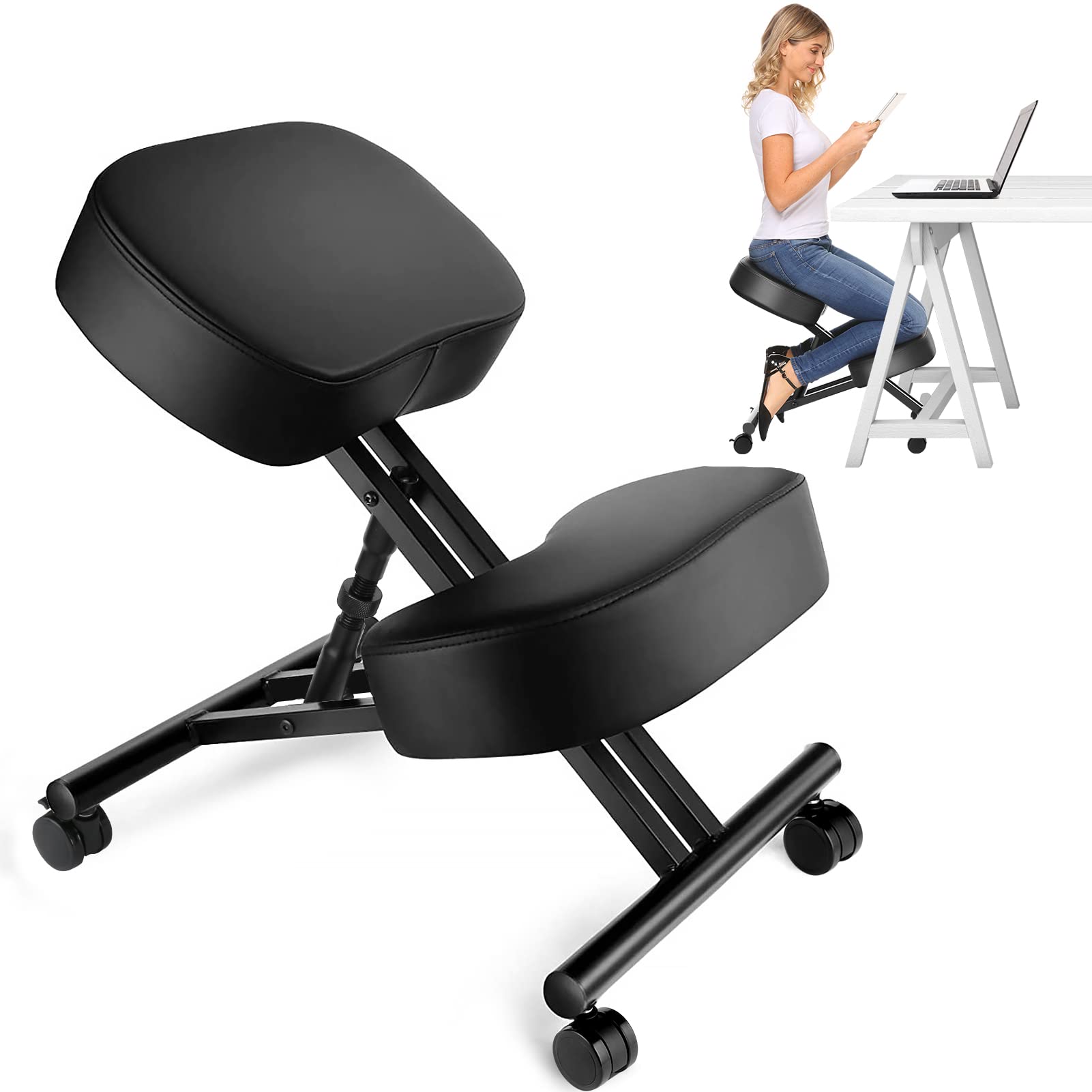 Office Chair - Ergonomische knielstoel voor kantoor, verstelbare kruk