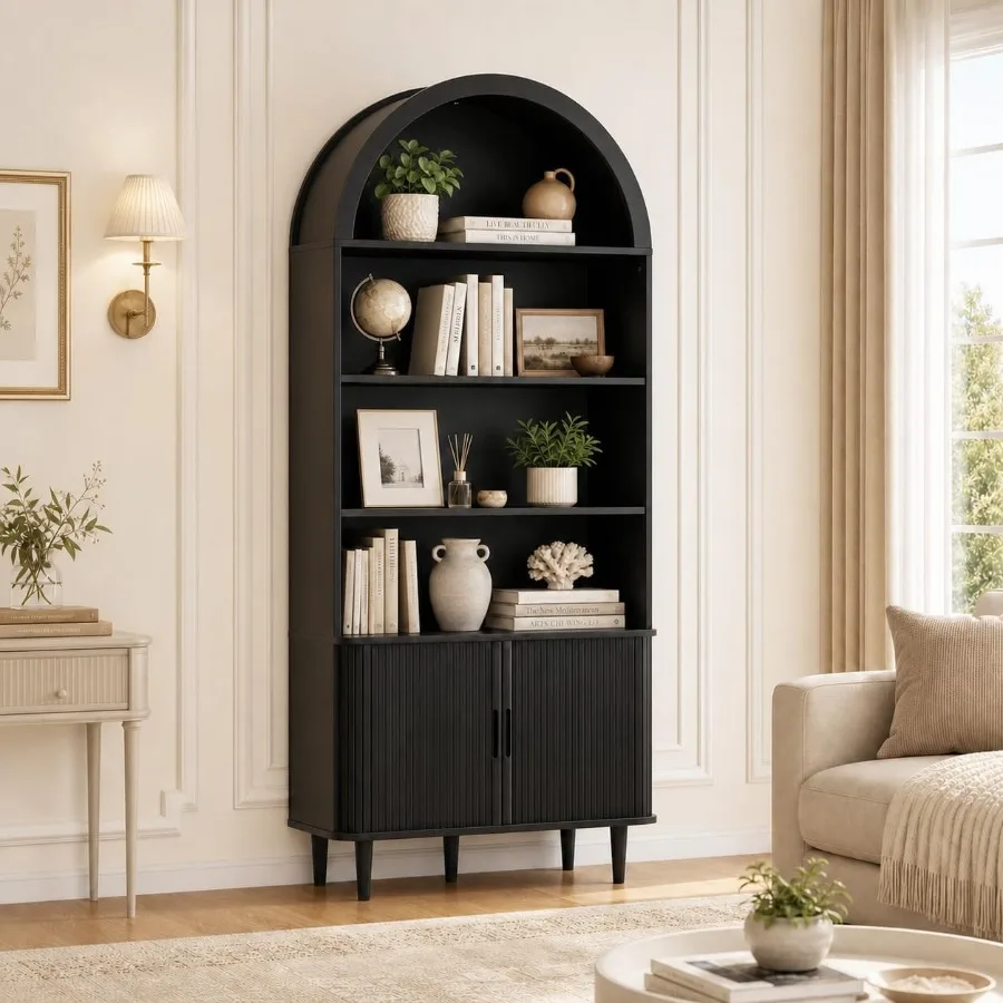 Bookshelf - 71 cm hoge boekenkast met gebogen