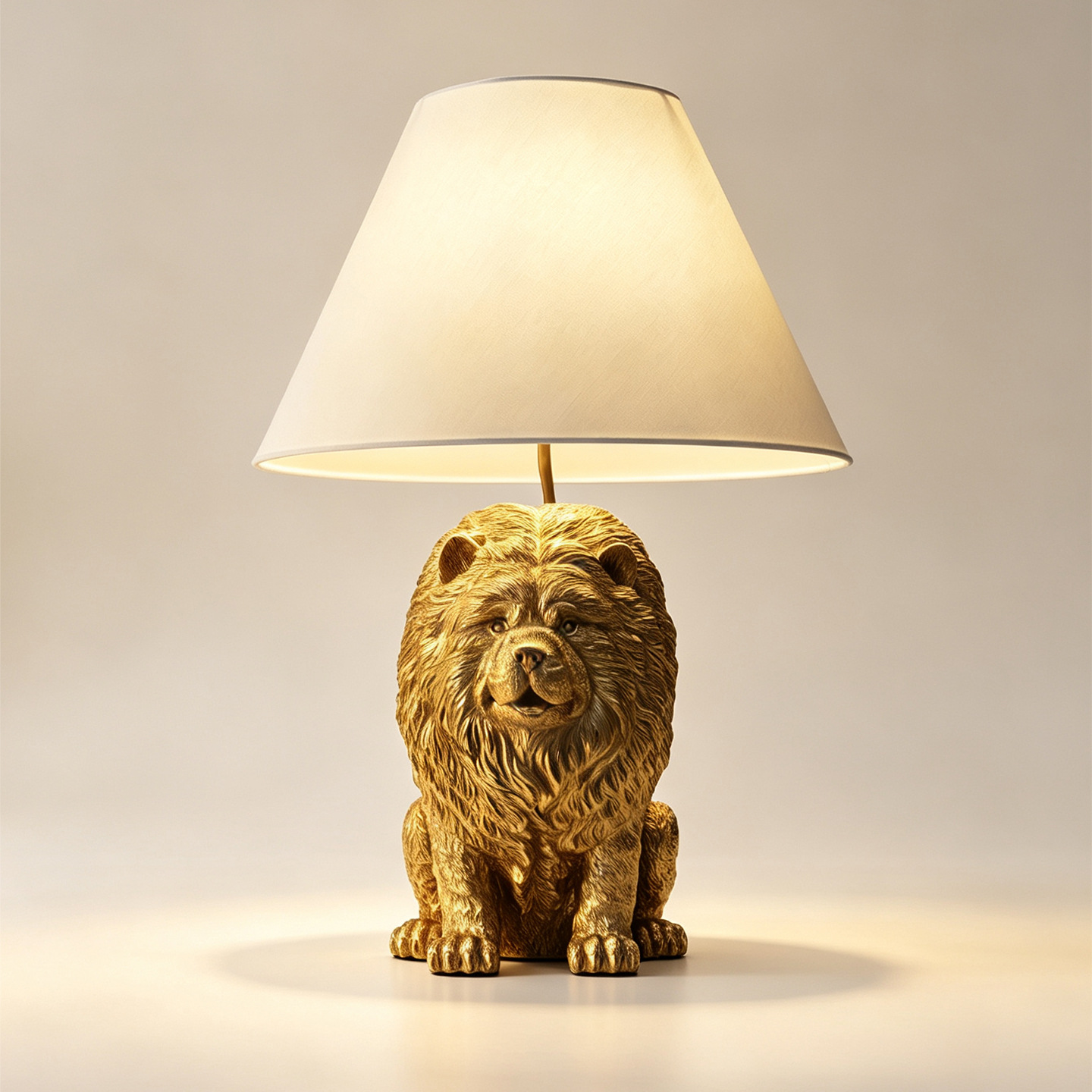 Desk Lamp - Creatieve Chow Chow dierenhars bureaulamp, gepersonaliseerde