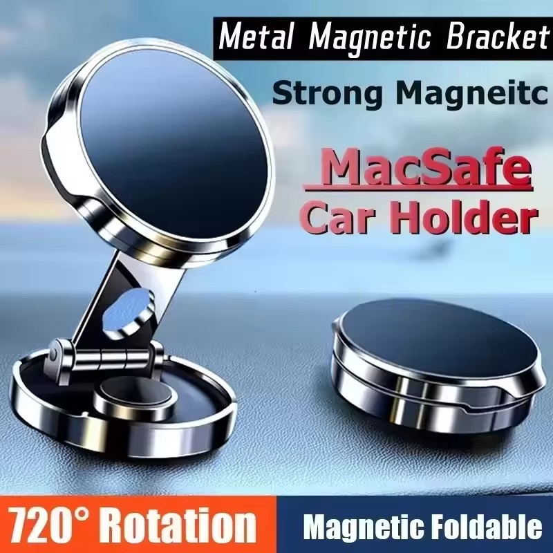 Mobile Pedestal Cabinet - Ronde opvouwbare magnetische autohouder, 360 graden