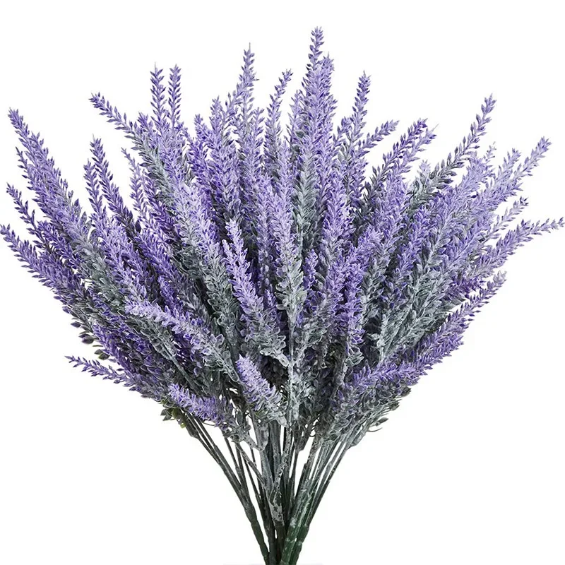 Office Furniture Brands - 1-bundel paarse kunstmatige lavendelbloemen boeket kunstplant
