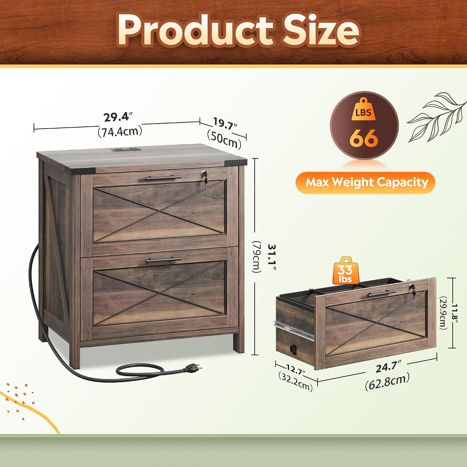 Houten zijarchiefkast, archief - Printer Stand recensie en prijs
