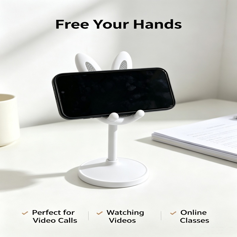 Schattige Bunny-telefoonstanda - Standing Desk recensie en prijs