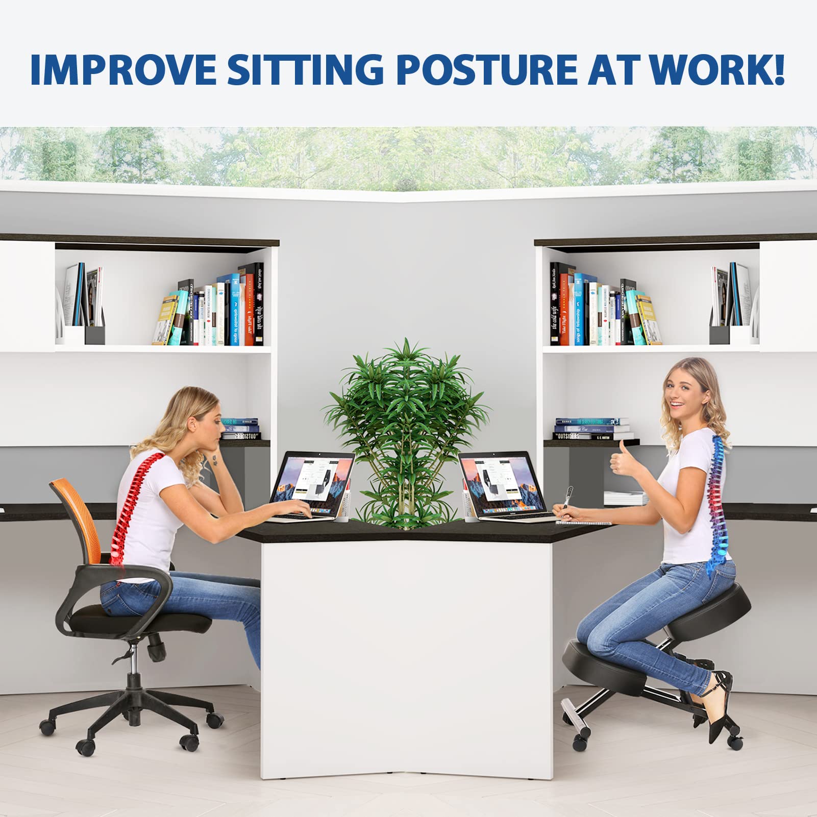 Ergonomische knielstoel voor k - Office Chair recensie en prijs
