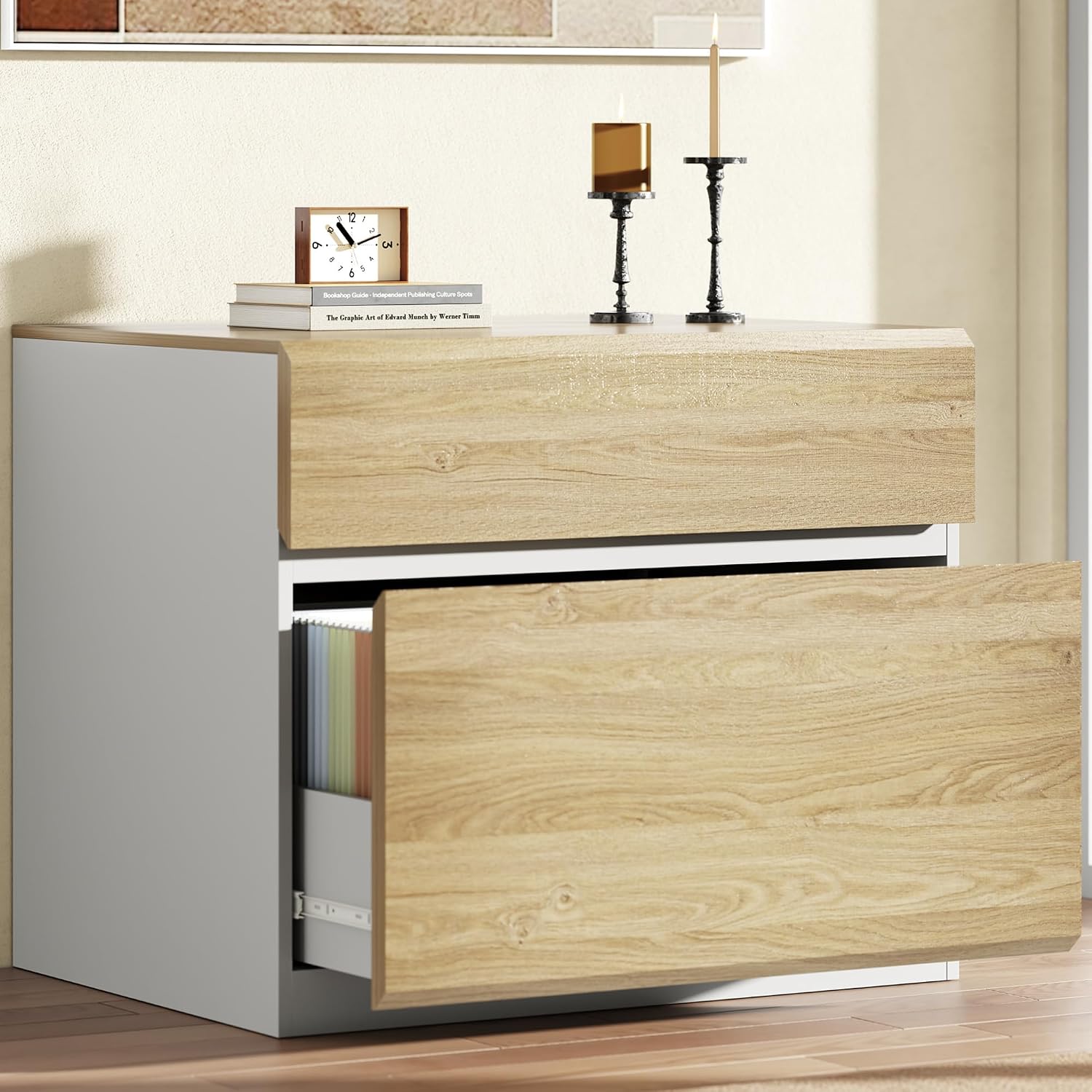 Laterale archiefkast met 2 lad - Printer Stand recensie en prijs