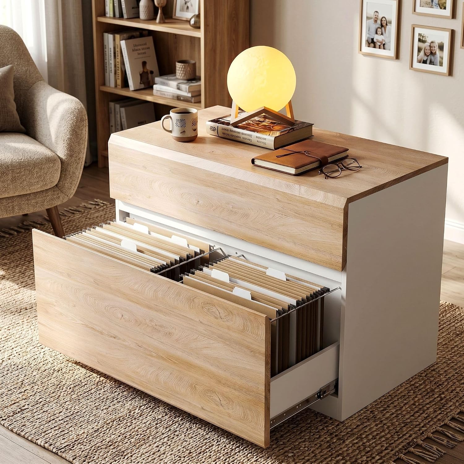 Laterale archiefkast met 2 lad - Printer Stand recensie en prijs