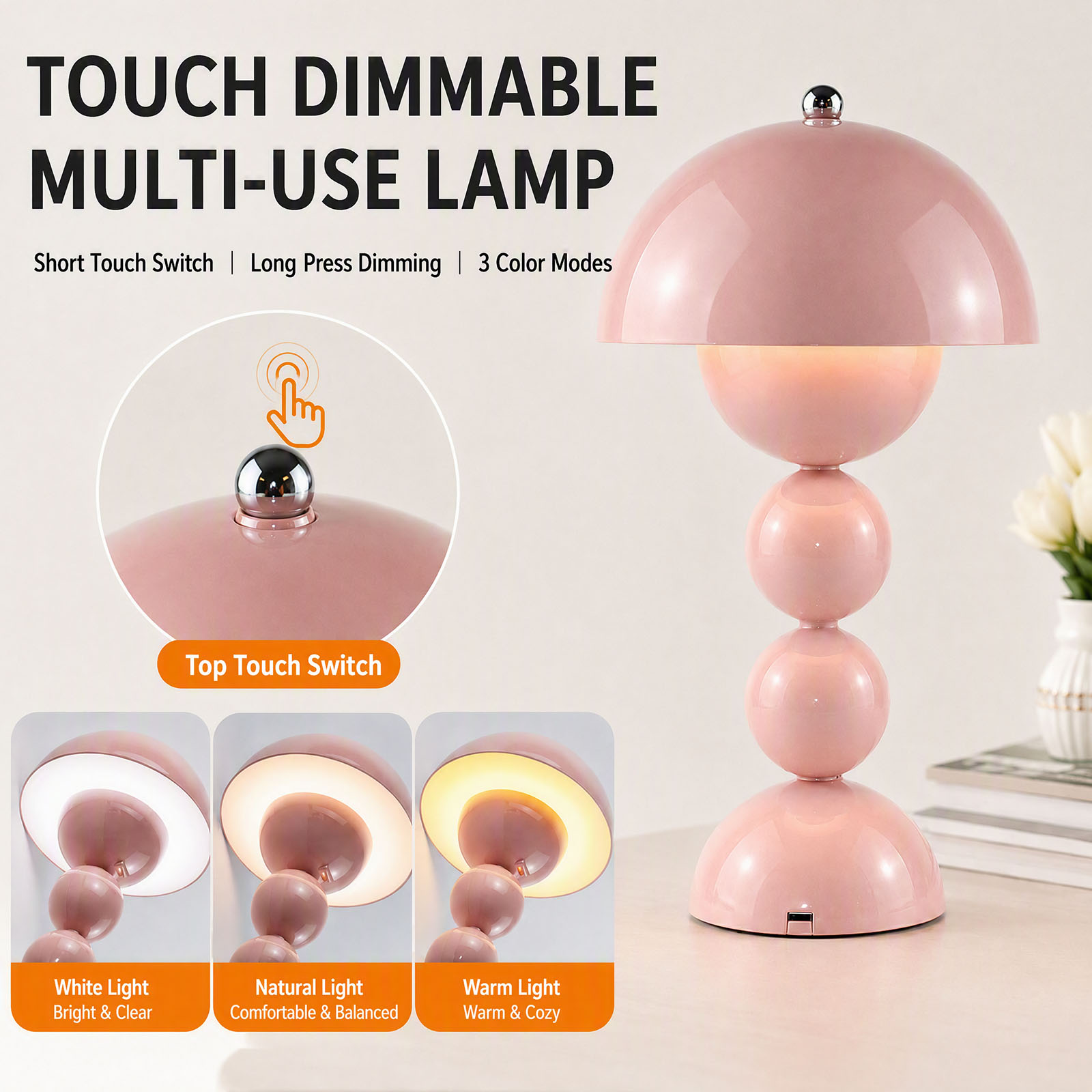 USB Mushroom Bud LED Tafellamp - Desk Lamp recensie en prijs