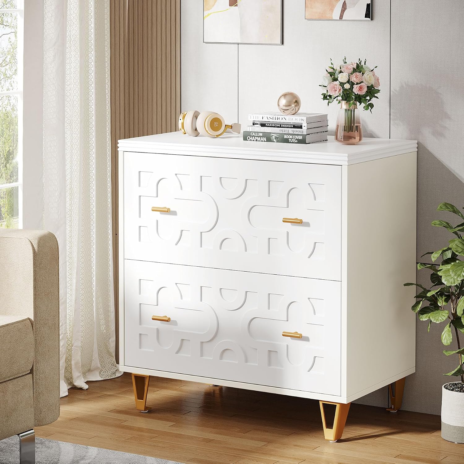 Laterale archiefkast met 2 lad - Printer Stand recensie en prijs