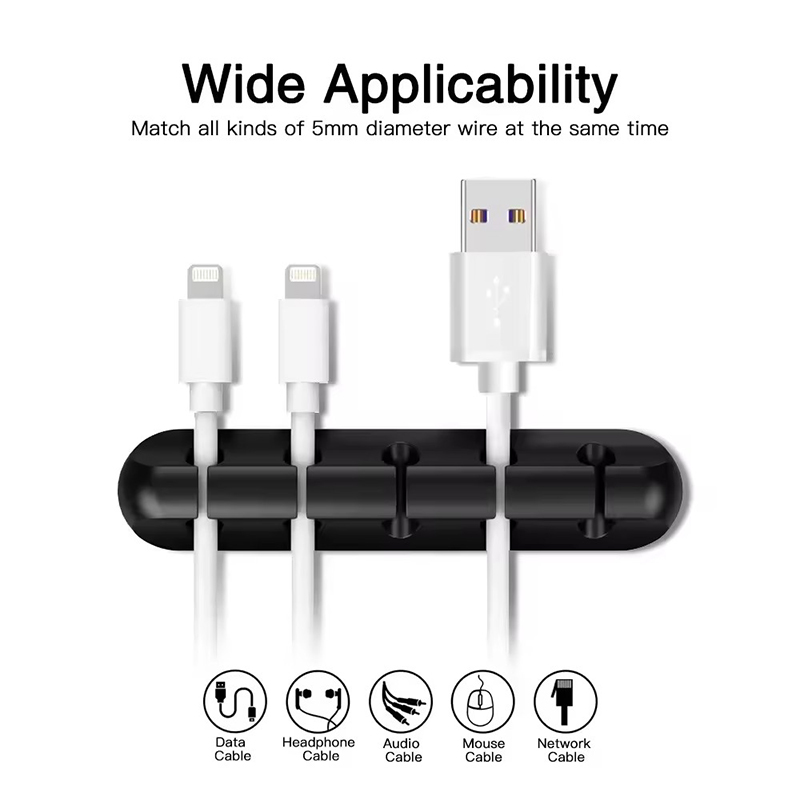 Siliconen USB-kabelclip Winder - Desk Organizer recensie en prijs