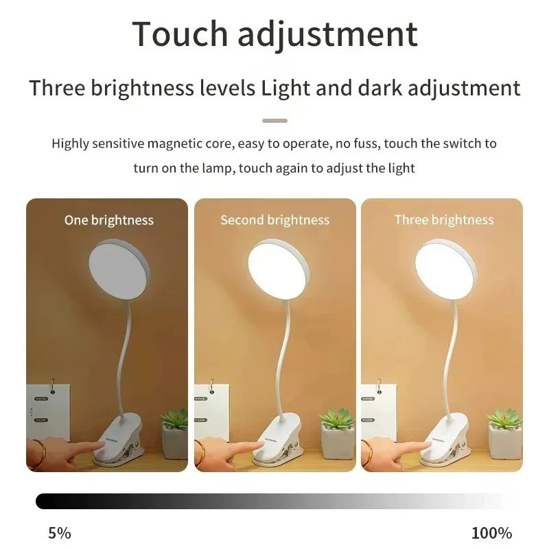 Draagbare USB oplaadbare clip- - Desk Lamp recensie en prijs
