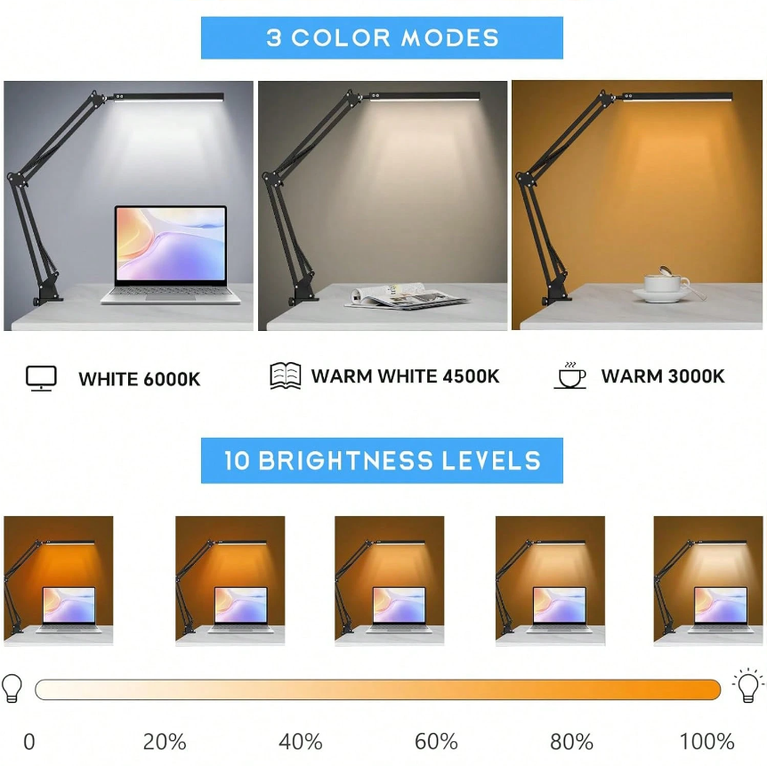 LED-bureaulamp voor thuis, lez - Desk Lamp recensie en prijs