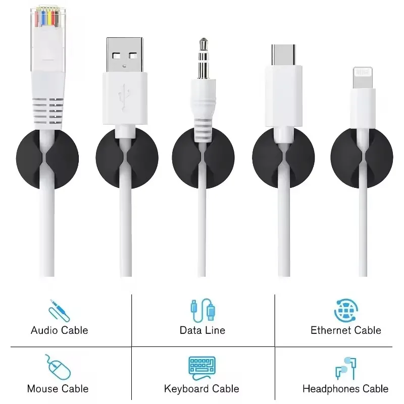 5/50 Stuks Desktop Muur Kabel  - Desk Organizer recensie en prijs