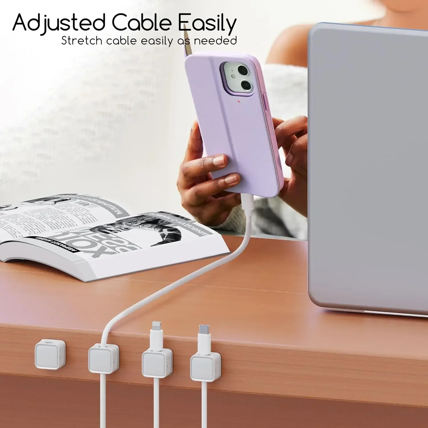 Mini kabelorganizer, magnetisc - Desk Organizer recensie en prijs